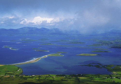 Clew Bay, Co Mayo, Ireland; View Of A Bay From Croagh Patrick PosterPrint - Item # VARDPI1806764