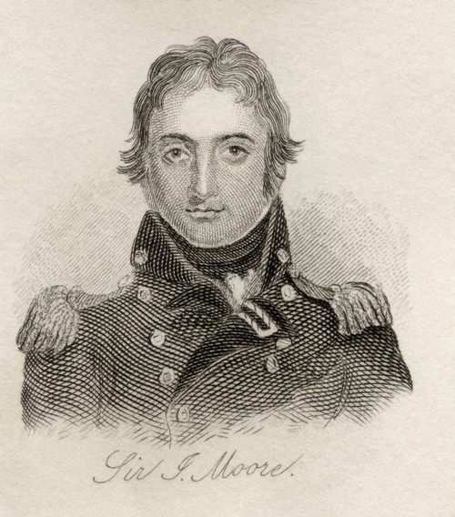 Sir John Moore, 1761 _ 1809. British Soldier And General. From The Book Crabbs Historical Dictionary Published 1825 PosterPrint - Item # VARDPI1855900