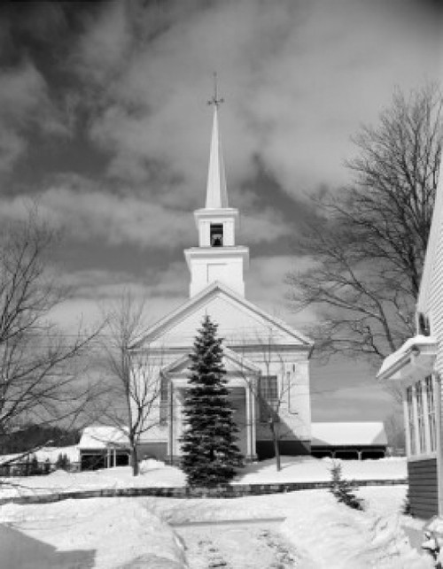 USA  New York City  Long Island  Church in winter Poster Print - Item # VARSAL255422801