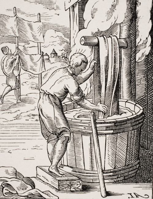 Dyer. 19Th Century Reproduction Of 16Th Century Woodcut By Jost Amman PosterPrint - Item # VARDPI1857959