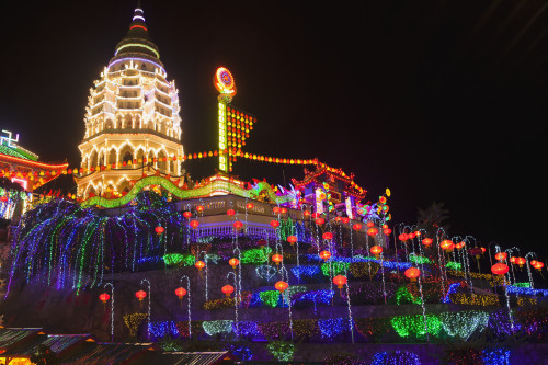 The fantastic lighting of Kek Lok Si Temple; Penang, Malaysia PosterPrint - Item # VARDPI12252337