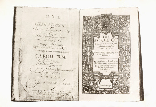 Prayer Book Used By King Charles I When On The Scaffold Before His Execution. From Memoirs Of The Martyr King By Allan Fea Published 1905. PosterPrint - Item # VARDPI1903559