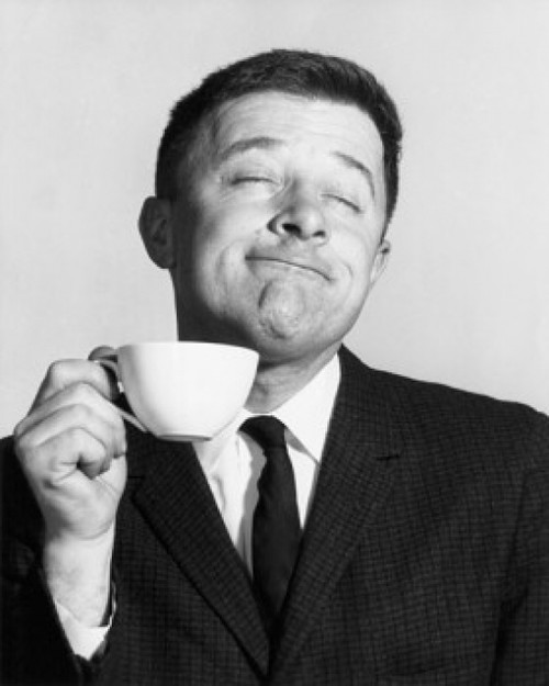 Close-up of a mid adult man holding a tea cup Poster Print - Item # VARSAL25512694