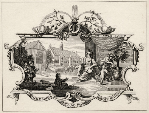 Ticket For Tiverton School Feast 1740 From The Works Of Hogarth Published London 1833 PosterPrint - Item # VARDPI1862185