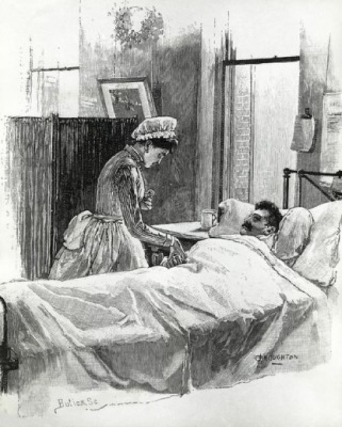 The Birth of the American Trained Nurse: Taking the Pulse  Artist Unknown Poster Print - Item # VARSAL995103118