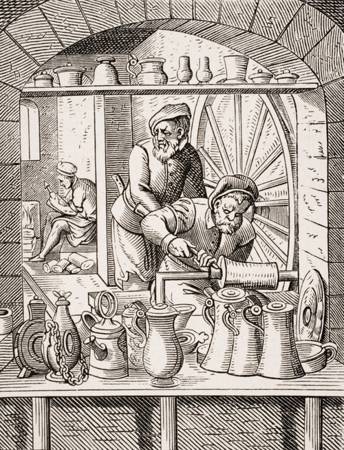 Tinman. 19Th Century Reproduction Of 16Th Century Woodcut By Jost Amman PosterPrint - Item # VARDPI1857973