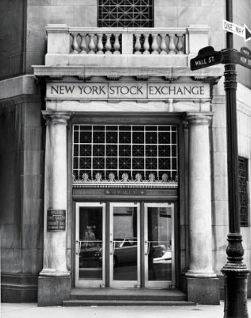 Facade of a financial building  New York Stock Exchange  Manhattan  New York City  New York State  USA Poster Print - Item # VARSAL25526053
