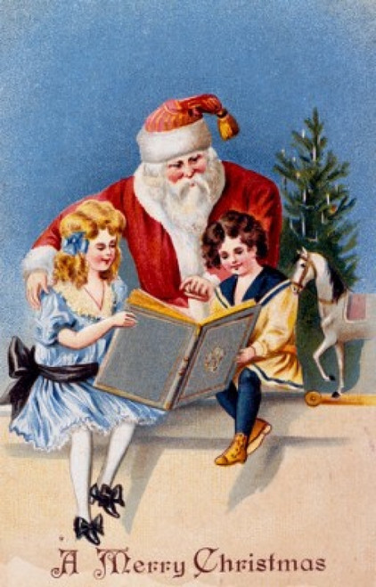 A Merry Christmas  Nostalgia Cards Poster Print - Item # VARSAL9801087
