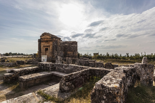 Ancient graves and burial chamber; Pamukkale, Turkey PosterPrint - Item # VARDPI12288816