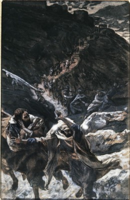 And They All Fortook Him and Fled   James Tissot  Poster Print - Item # VARSAL9999241