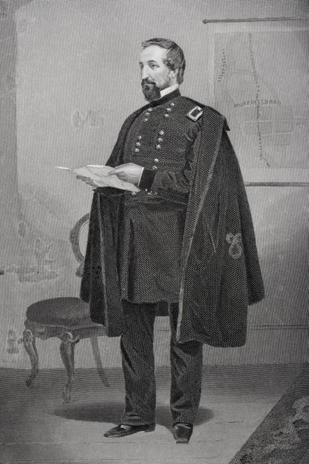William Stark Rosecrans 1819 1898. Union General And Strategist Defeated In Battle Of Chickamauga. From Painting By Alonzo Chappel PosterPrint - Item # VARDPI1857740