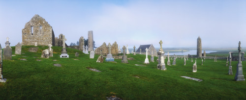 Clonmacnoise Monastery, County Offaly, Ireland, 6Th Century PosterPrint - Item # VARDPI1807022