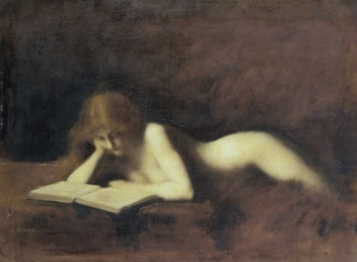 The Reader     Jean Jacques Henner   Musee d'Orsay  Paris  Poster Print - Item # VARSAL11581038