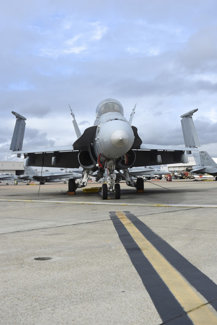An F/A-18D Hornet from U.S. Marine Corps VMFAT-101, on the ramp at Marine Corps Air Station Miramar, San Diego, California Poster Print - Item # VARPSTRCN100377M
