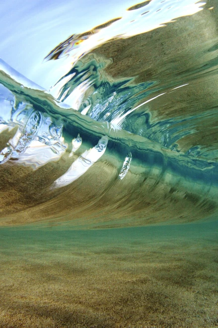 Hawaii, Oahu, Underwater View Of Wave. PosterPrint - Item # VARDPI1975810