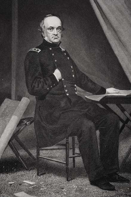 Henry Wager Halleck 1815 - 1872. Union Officer During American Civil War. From Painting By Alonzo Chappel PosterPrint - Item # VARDPI1838890