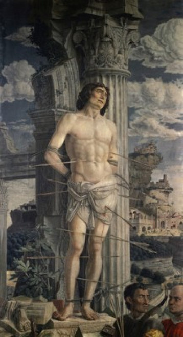 St. Sebastian   c. 1480   Andrea Mantegna   Musee du Louvre  Paris Poster Print - Item # VARSAL11582359