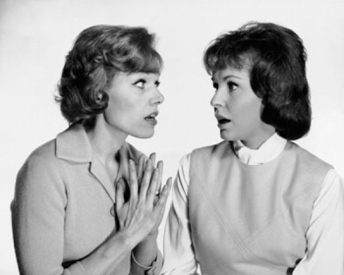 Close-up of two young women talking Poster Print - Item # VARSAL25521360B