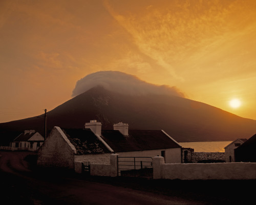 Doogort And Slievemore, Achill Island, Co Mayo, Ireland PosterPrint - Item # VARDPI1796990