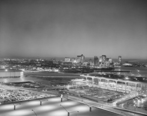 Boston  Massachusetts  USA  cityscape at night Poster Print - Item # VARSAL255423526