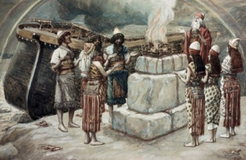 Noah's Sacrifice   James J. Tissot   Jewish Museum  New York  Poster Print - Item # VARSAL999456