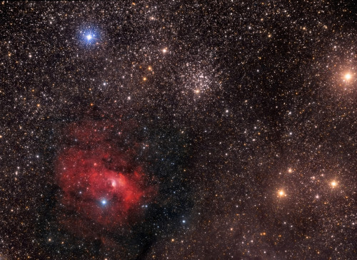 The Bubble Nebula is a H II region emission nebula in the constellation Cassiopeia Poster Print - Item # VARPSTRCM200013S