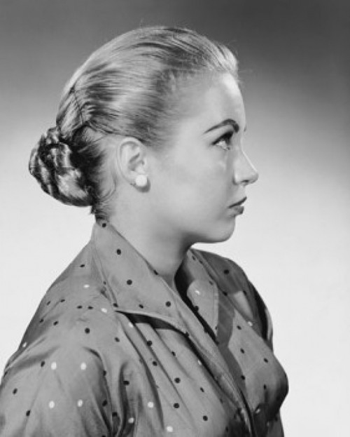 Side profile of a young woman Poster Print - Item # VARSAL25510561