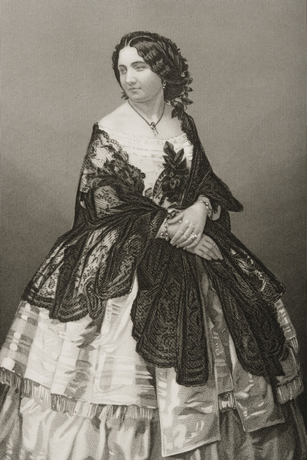 Miss Arabella Goddard, 1836-1922. English Pianist. Engraved By D.J. Pound From A Photograph By Mayall. From The Book The Drawing-Room Portrait Gallery Of Eminent Personages Published In London 1859. PosterPrint - Item # VARDPI1860494