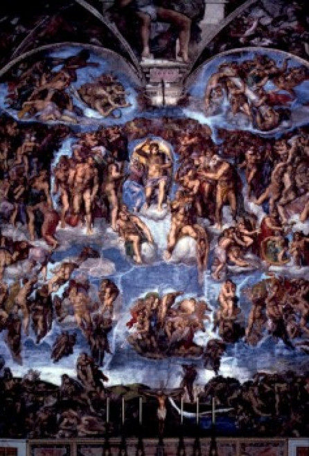 The Last Judgment  fresco by Michelangelo Buonarroti 1475-1564  Italy  Vatican City  Sistine Chapel  Circa 1536-41 Poster Print - Item # VARSAL900145374 The Last Judgment  fresco by Michelangelo Buonarroti 1475-1564  Italy  Vatican City  Sistine Chapel  Circa 1536-41 Poster Print - Item # VARSAL900145374
