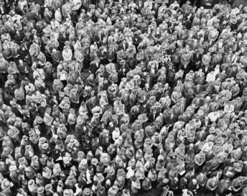 High angle view of a crowd Poster Print - Item # VARSAL2558231A