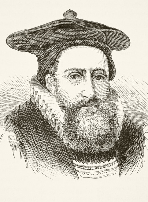 George Abbot 1562 To 1633. Archbishop Of Canterbury. From The National And Domestic History Of England By William Aubrey Published London Circa 1890 PosterPrint - Item # VARDPI1856255