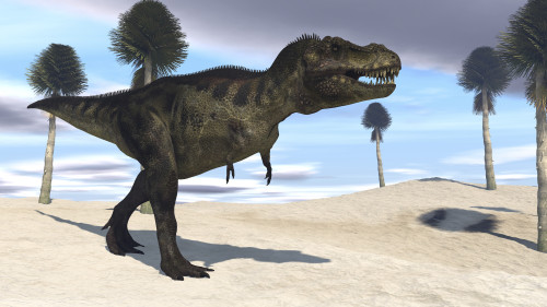 Tyrannosaurus Rex hunting for its next meal Poster Print - Item # VARPSTKVA600394P