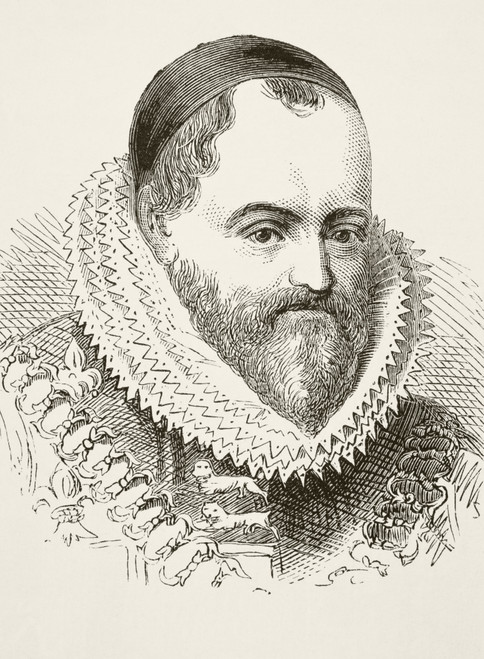 William Camden 1551 To 1623 English Antiquarian And Historian Author Of Britannia. From The National And Domestic History Of England By William Aubrey Published London Circa 1890 PosterPrint - Item # VARDPI1855812