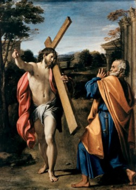 Christ Appearing to Saint Peter  Agostino Carracci Poster Print - Item # VARSAL900100361