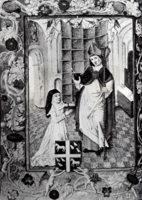 St. Augustine Honored  manuscript  Poster Print - Item # VARSAL9959648