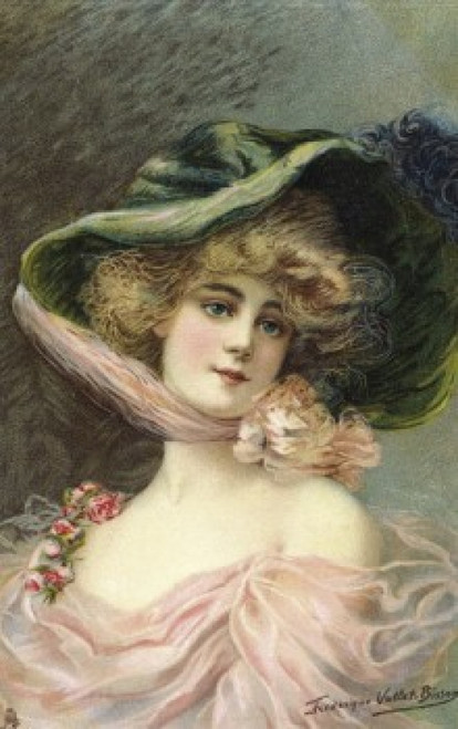 Postcard  ca.1900  Nostalgia cards Poster Print