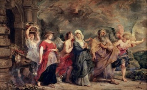 The Escape of Lot  17th C.  Peter Paul Rubens  Musee du Louvre  Paris  France Poster Print - Item # VARSAL11582099