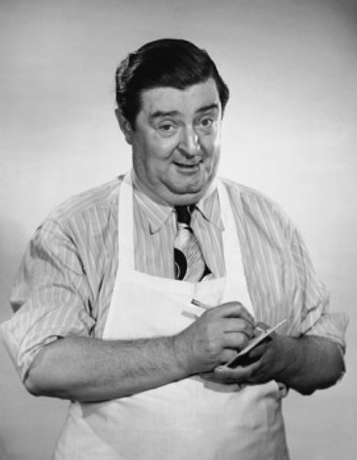 Portrait of a waiter taking a food order Poster Print - Item # VARSAL25518762