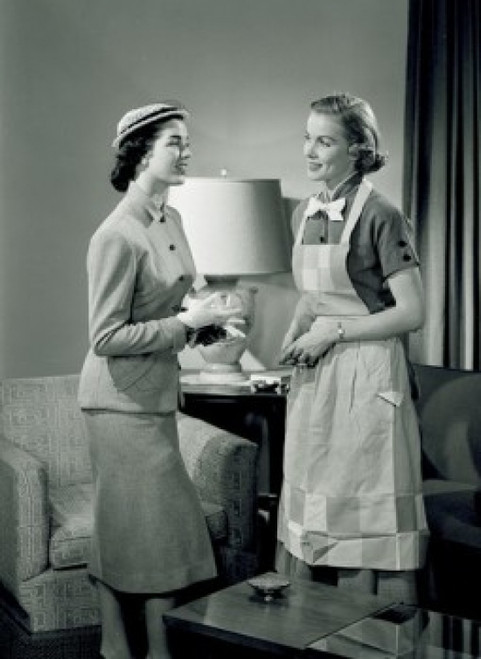 Woman talking to maid Poster Print - Item # VARSAL255418636