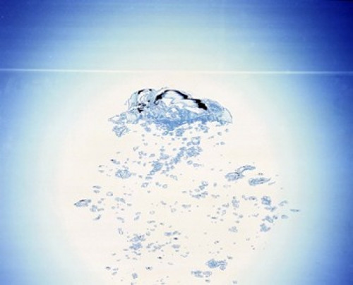 Churning bubbles rising upwards with bright light background Poster Print by Panoramic Images (24 x 20) - Item # PPI117994