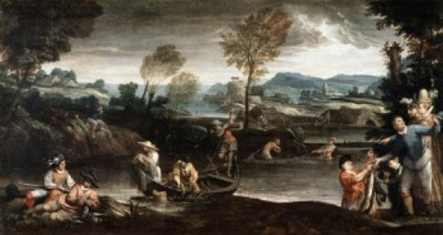 Fishing  Annibale Carracci  Musee du Louvre  Paris  France Poster Print - Item # VARSAL11581726