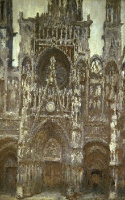 Rouen Cathedral-Harmony in Brown   c. 1894   Claude Monet   Musee d'Orsay  Paris Poster Print - Item # VARSAL11581206