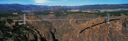 Royal Gorge Bridge  Arkansas River  CO Poster Print by Panoramic Images (37 x 12) - Item # PPI75044