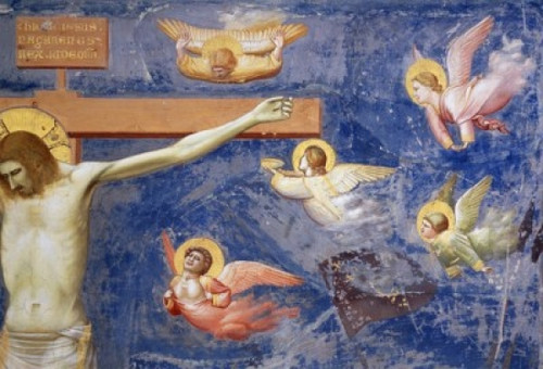 The Crucifixion - Detail Giotto Fresco Capella Scrovegni  Padua  Italy Poster Print - Item # VARSAL263376