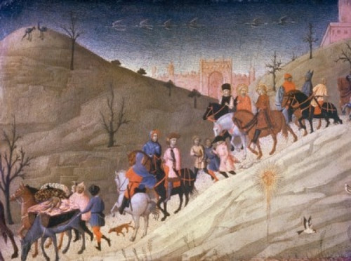 The Journey of the Magi  Sassetta  Metropolitan Museum of Art  New York City Poster Print - Item # VARSAL9006226