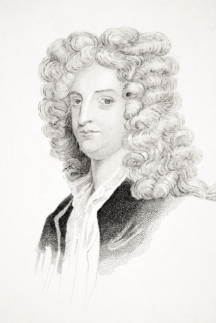 Joseph Addison 1672-1719 English Essayist Poet And Statesman From Old England's Worthies By Lord Brougham And Others Published London Circa 1880's PosterPrint - Item # VARDPI1855394