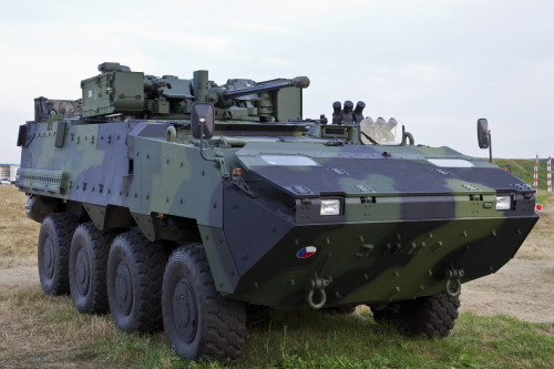 Armored vehicle of the Czech Army, Hradec Kralove, Czech Republic Poster Print - Item # VARPSTTZG100421M