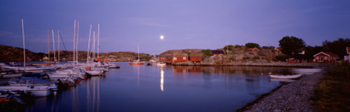 Boats at harbor, Bohuslan, Gotaland, Sweden Poster Print - Item # VARPPI87787