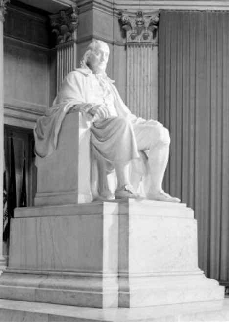USA  Pennsylvania  Philadelphia  Statue of Benjamin Franklin in Benjamin Franklin National Memorial Poster Print - Item # VARSAL255421213