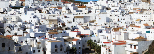 View Of A City Of Whitewashed Buildings; Vejer De La Frontera, Andalucia, Spain PosterPrint - Item # VARDPI1935917